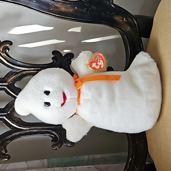 Ty Beanie Buddy Spooky the Ghost 2001